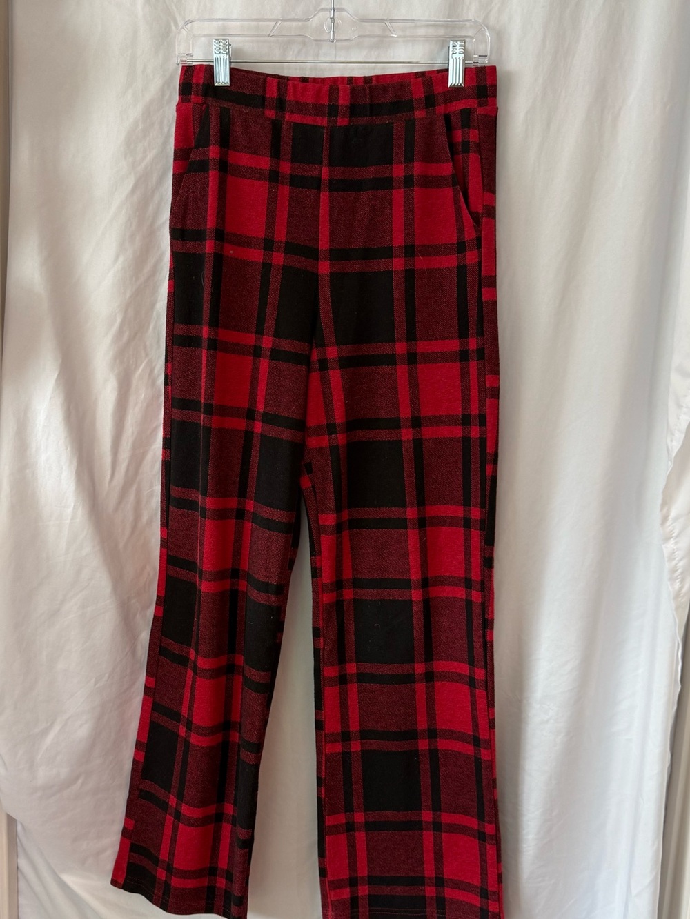 BBJ red plaid pants